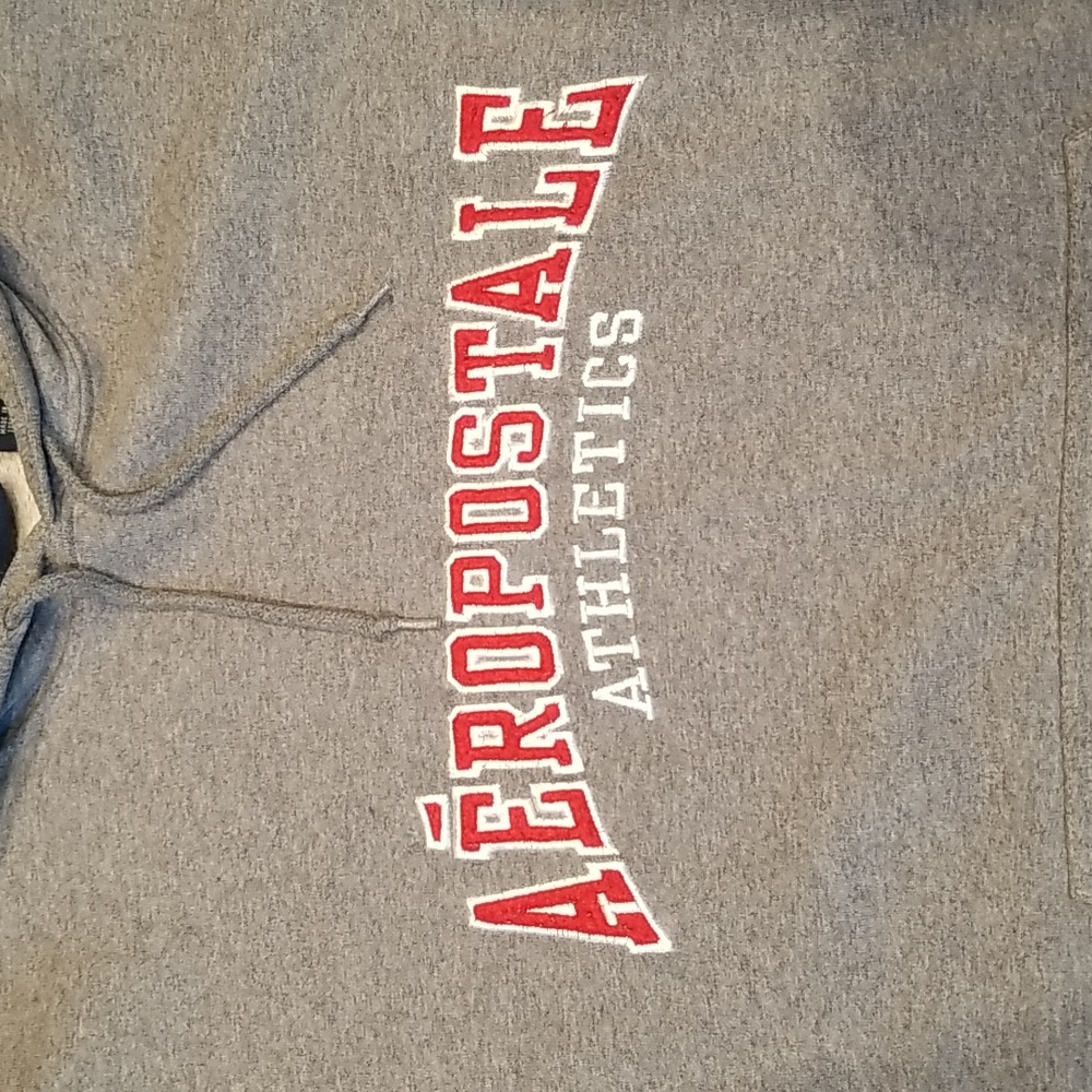 Aeropostale Athletics men's sz S Sweatshirt with hoodie good condition - Picture 2 of 5